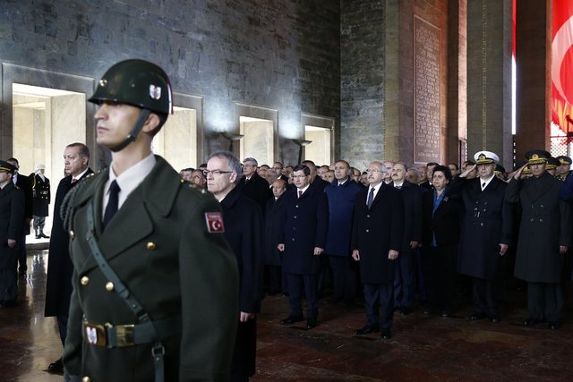 Anıtkabir'de 10 kasım töreni