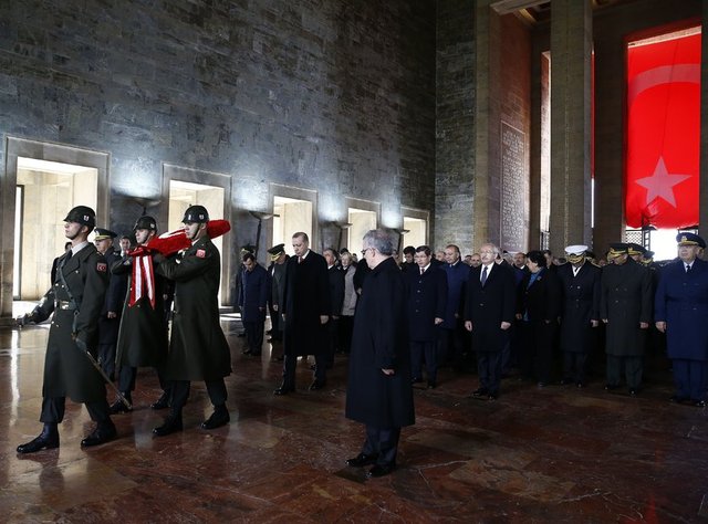 Anıtkabir'de 10 kasım töreni