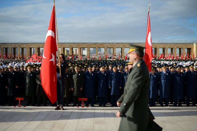 Anıtkabir'de 10 kasım töreni