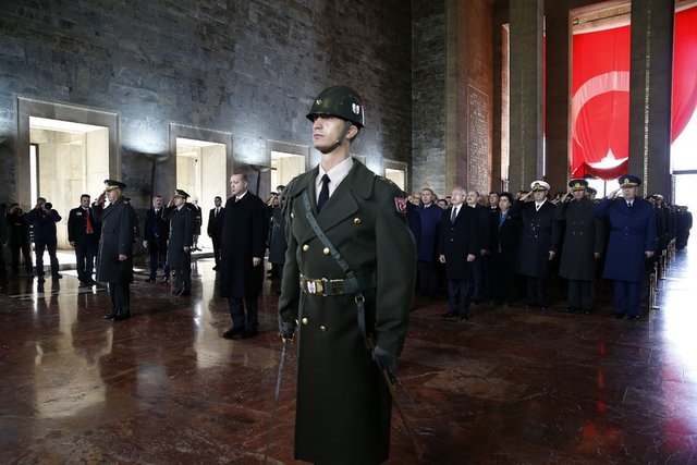 Anıtkabir'de 10 kasım töreni