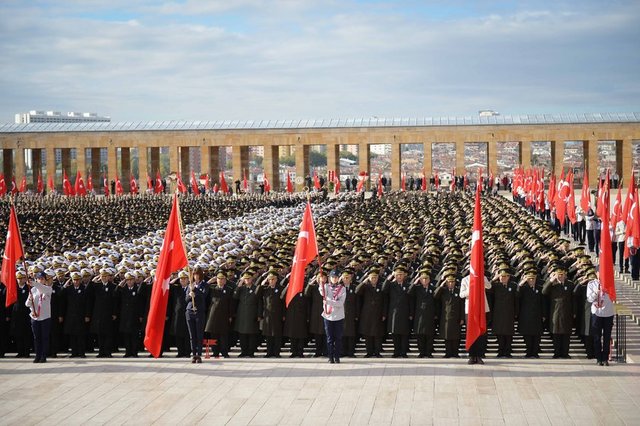 Anıtkabir'de 10 kasım töreni