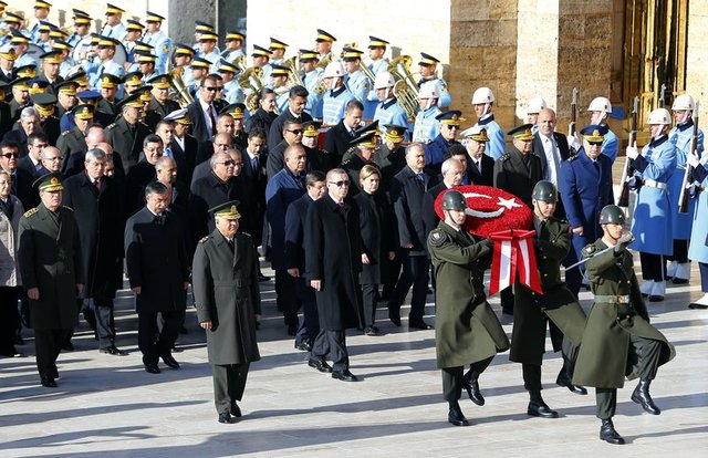 Anıtkabir'de 10 kasım töreni