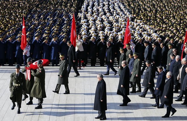 Anıtkabir'de 10 kasım töreni