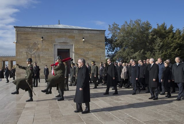 Anıtkabir'de 10 kasım töreni