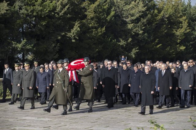 Anıtkabir'de 10 kasım töreni