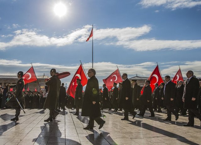 Anıtkabir'de 10 kasım töreni