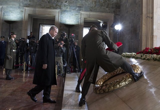 Anıtkabir'de 10 kasım töreni