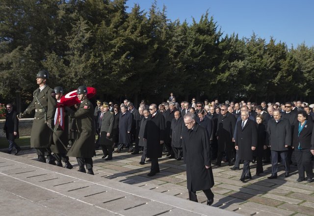 Anıtkabir'de 10 kasım töreni