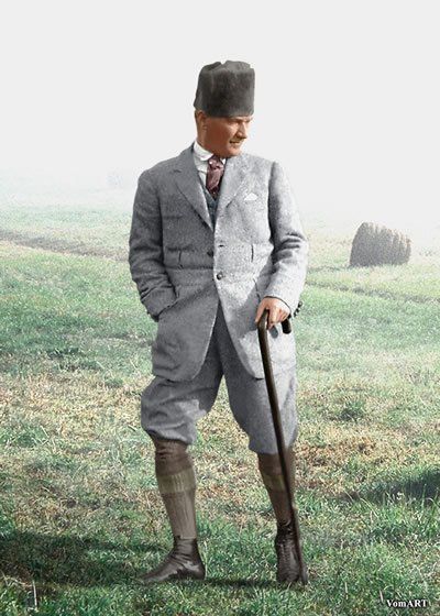 Atatürk'ün  az bilinen resimleri 