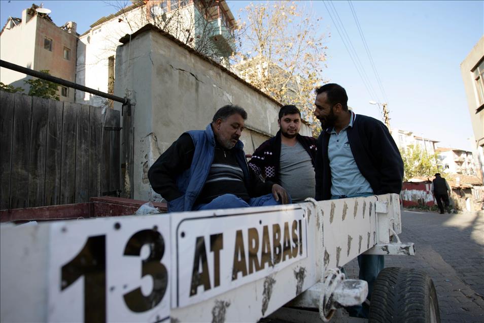 Malkara'da at arabalarına plaka takıldı