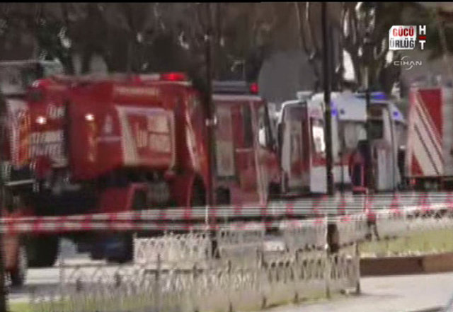 Sultanahmet'teki patlamadan ilk görüntüler