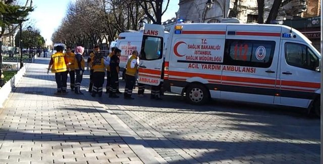 Sultanahmet'teki patlamadan ilk görüntüler