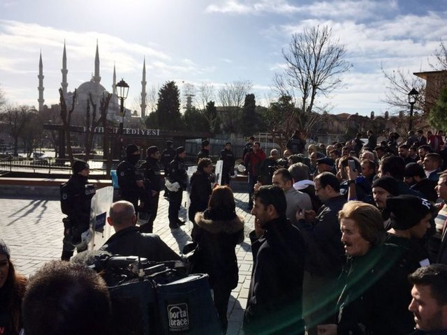 Sultanahmet'teki patlamadan ilk görüntüler