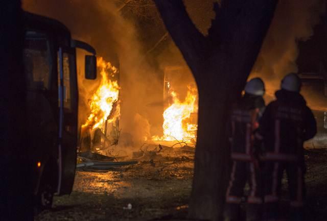 Ankara'daki saldırıdan ilk görüntüler