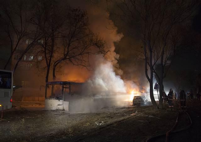 Ankara'daki saldırıdan ilk görüntüler