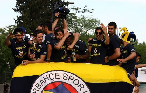 Fenerbahçe'nin şampiyonluk kutlaması