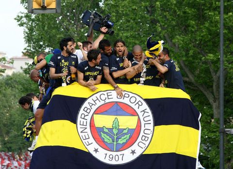 Fenerbahçe'nin şampiyonluk kutlaması