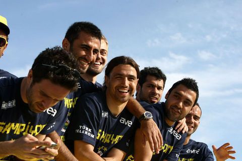 Fenerbahçe'nin şampiyonluk kutlaması