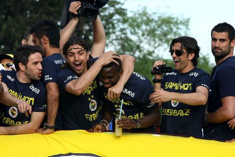 Fenerbahçe'nin şampiyonluk kutlaması