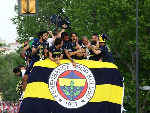 Fenerbahçe'nin şampiyonluk kutlaması