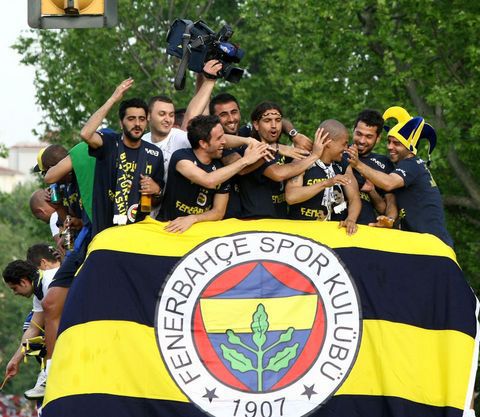 Fenerbahçe'nin şampiyonluk kutlaması