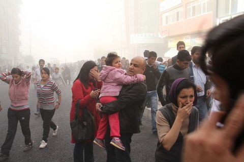 Van'dan yürek dağlayan görüntüler