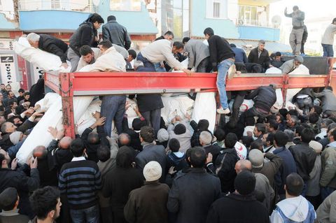 Van'dan yürek dağlayan görüntüler