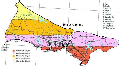 Türkiye'nin deprem haritası