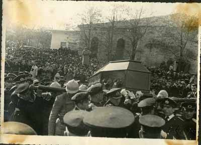 Atatürk'ün cenaze töreninden fotoğraflar