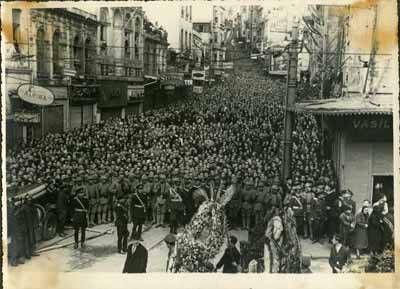 Atatürk'ün cenaze töreninden fotoğraflar